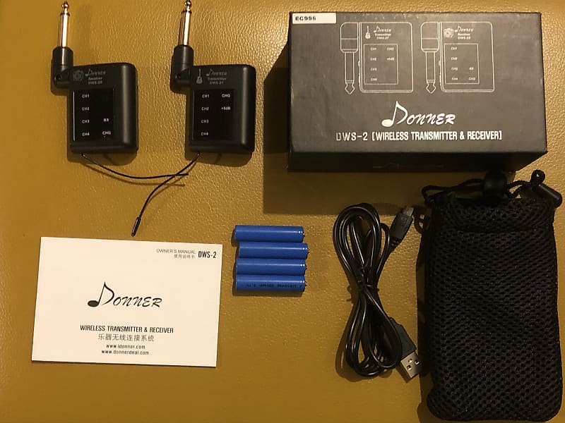 Donner DWS2 Wireless Guitar System Reverb