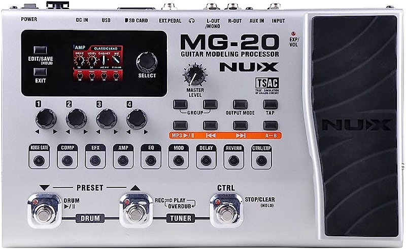 NuX MG-20 Guitar Modeling Processor - Authorized Dealer image 1