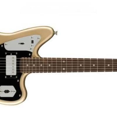 Immagine Squier by Fender Contemporary Jaguar HH ST LRL Black Pickguard Shoreline Gold - 1