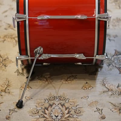 Premier 1970's Drum Set in Red Wrap - 13/14/16/22 image 18
