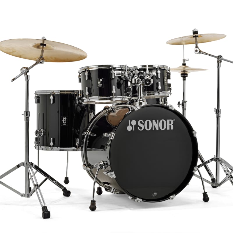 Sonor drums sets S Classix birch Macassar Ebony 5 piece kit 10, 12 