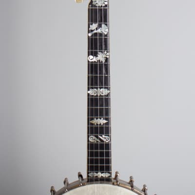 Fairbanks  Whyte Laydie # 7 Owned and Used by Otis Mitchell 5 String Banjo (1909), ser. #25729, genuine alligator hard shell case. image 7