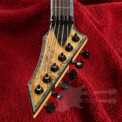 B.C. Rich Warlock Extreme with Floyd Rose Left Handed Spalted Maple image 5