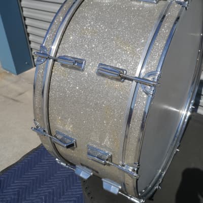 Vintage 1970's 80's CB-700 CB700 Scotch Marching Bass Drum 26x10" Broken Glass Wrap - CAN SHIP! image 12