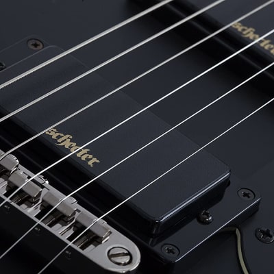 Schecter Demon  S-II Electric Guitar, Satin Black 3664 image 2