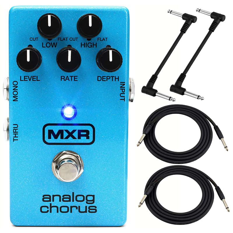 MXR M234 Analog Chorus Guitar Effects Pedal with Cables image 1
