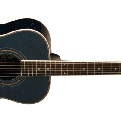 Oscar Schmidt OF2 Acoustic Folk Trans Blue - OF2TBL for sale