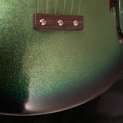 Gruggett Made Stradette in Margarita Sparkle. Made by Master Luthier Bill Gruggett, from Mosrite. Only One. image 14