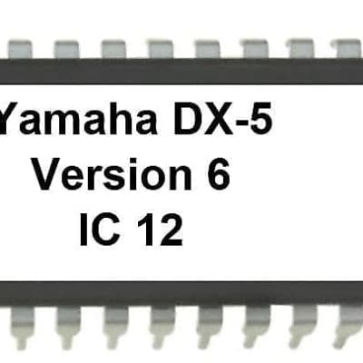 Yamaha DX-5 - Version 6 Firmware OS update Upgrade EPROM for DX5 image 1
