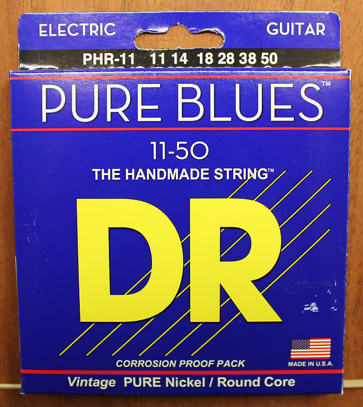 DR Strings Pure Blues PHR-11 11-50 Electric Guitar Strings image 1