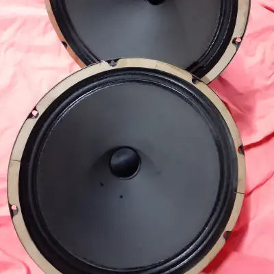 15" ALNICO SPEAKERS WOOFERS PAIR GREAT FOR OLD FENDER AND HI FI WOOFERS 4 OHMS 3 BRASS BOLT MAGNETS image 13