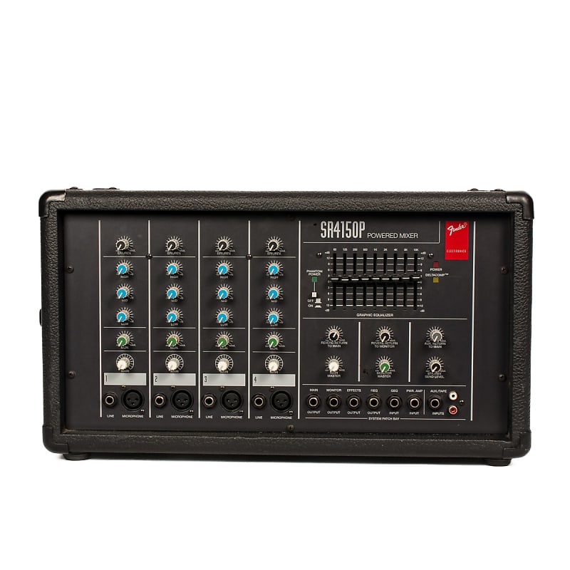 Fender SR4150P 1990s Powered PA Mixer w/ Reverb x1018 Reverb