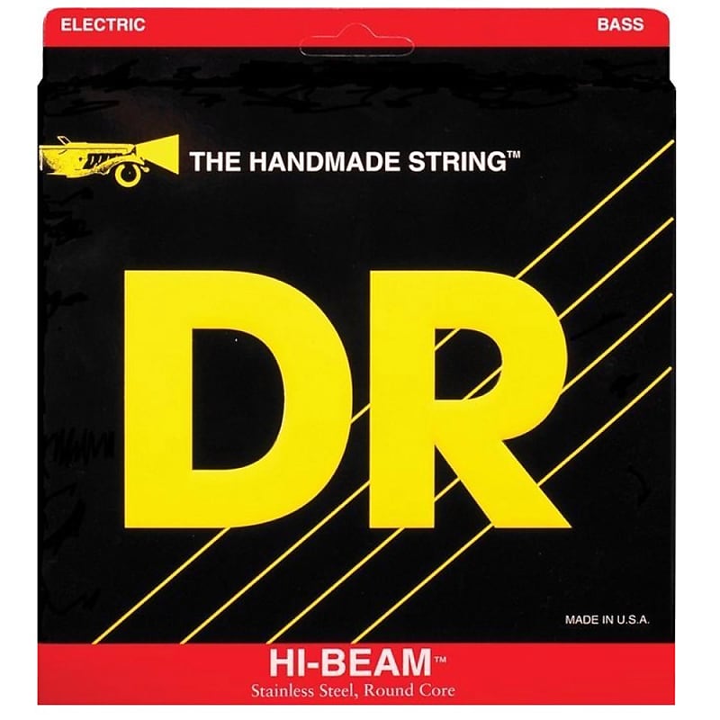 DR Strings Hi-Beam Stainless Steel Bass Strings: 6-String Medium To Heavy 30-130 image 1