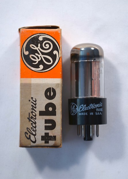 NIB GE 5AR4 GZ34 USA Copper Plates Vintage Rectifier Tube