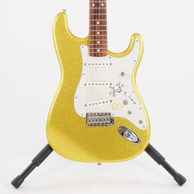 Fender Custom Shop Dick Dale Stratocaster - Chartreuse Sparkle with Rosewood Fingerboard (Signed) for sale