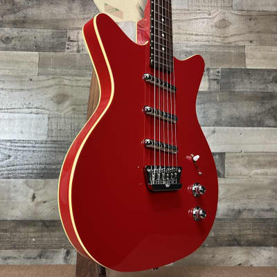 Danelectro '59 Triple Divine Electric Guitar - Red image 2
