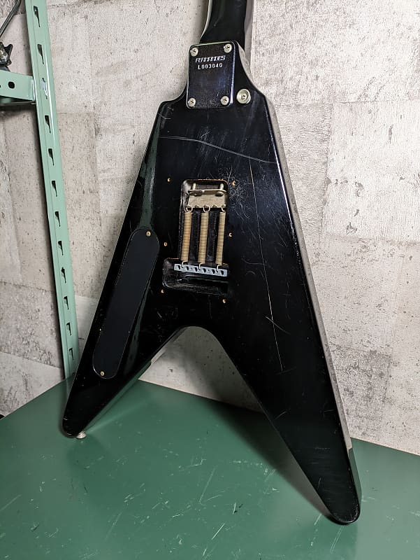 Fernandes BSV Flying V 80's Made in Japan Black FRT Floyd