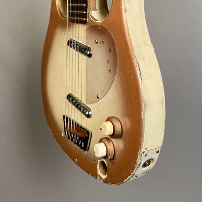 Danelectro Model 4623 Longhorn 6-String Bass Baritone Guitar 1959 Copper Burst image 7