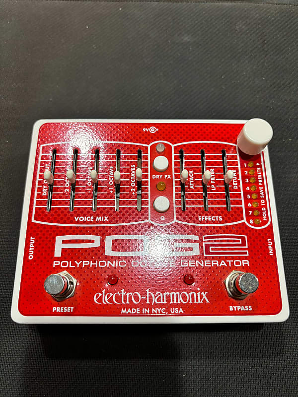 Electro-Harmonix POG2 Polyphonic Octave Generator w/adaptor | Reverb