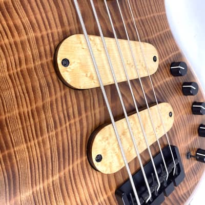 R, Hyde Zeal 5-string Bass Natural Redwood image 6