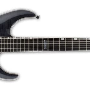 ESP LTD MH-1000 EVERTUNE Flame Maple See-thru Black Electric Guitar (LMH1000ETFMSTBLK) image 4