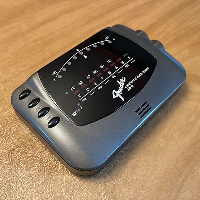 Fender AX12 Chromatic Auto Tuner 1993 Black Reverb