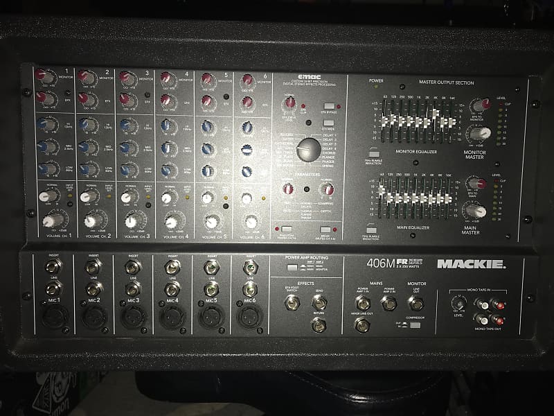 Mackie 406M Powered Mixer FR series 2X250 Reverb