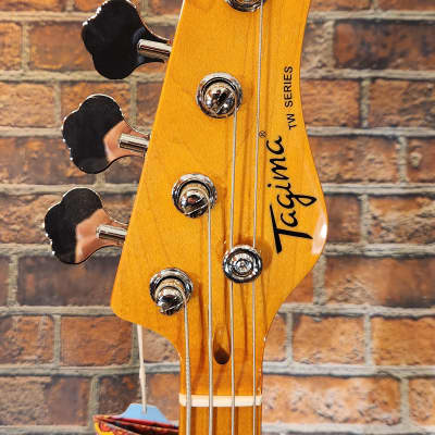 Tagima TW-73 Electric Bass 3-Color Sunburst Free Set Up image 5