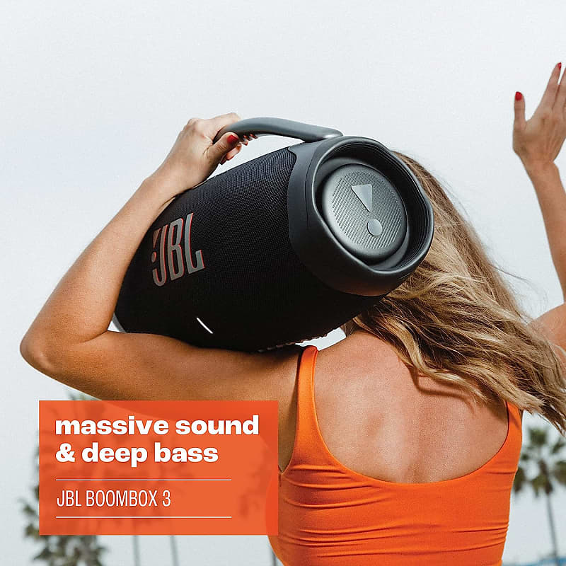 JBL Boombox 3 - Portable Bluetooth Speaker, Powerful Sound and