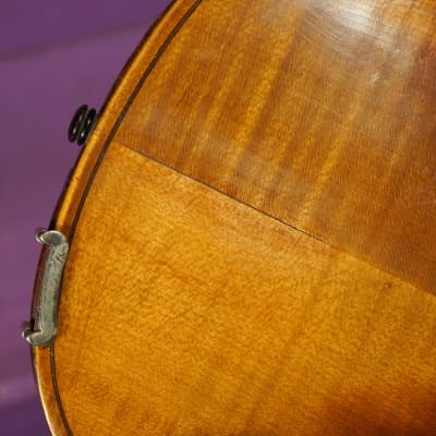 1920s Bruno German Stradivarius-Copy 4/4 Violin (VIDEO! Fresh Work, Ready to Go) image 14