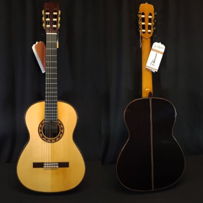 Jose Ramirez Spruce Guitarra del Tiempo Studio Classical Nylon String Guitar w/ Logo'd Hard Case image 2