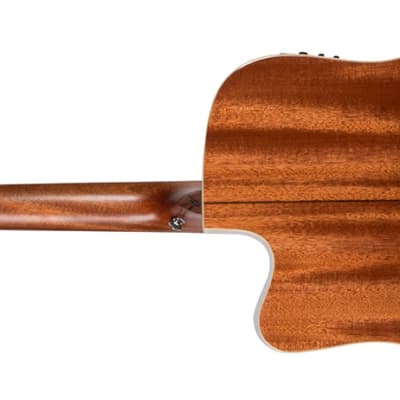 Washburn HD100SWCEK Heritage 100 Series Solid Wood Spruce Mahogany Cutaway Acoustic Guitar w/Case image 4