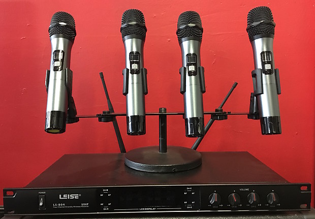 LEISE LS 804 4 Channel Wireless Mic System