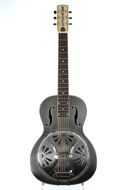 Gretsch G9231 Bobtail Steel Square-Neck A.E. Steel Body Spider Cone Resonator Guitar image 1