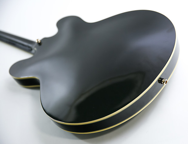 2004 Korean Epiphone Sheraton Pro II Ebony Black & Original