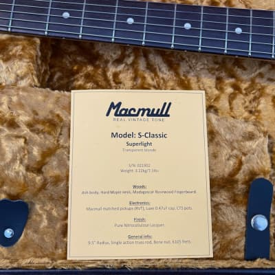 2019 Macmull S-Classic Superlight Transparent Blonde image 10