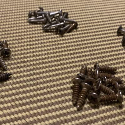 1950’s, 60’s, 70’s and 90’s Fender, Gibson, Kluson tuner, pickguard and string tree screws image 1