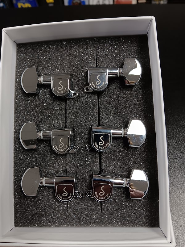 Schaller M6 180 3x3 Chrome Tuning Machine Set