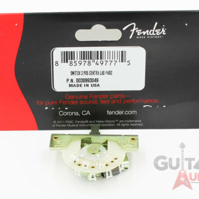 Genuine Fender Pure Vintage 3-Way Centra Lab Tele Pickup Selector Switch image 1