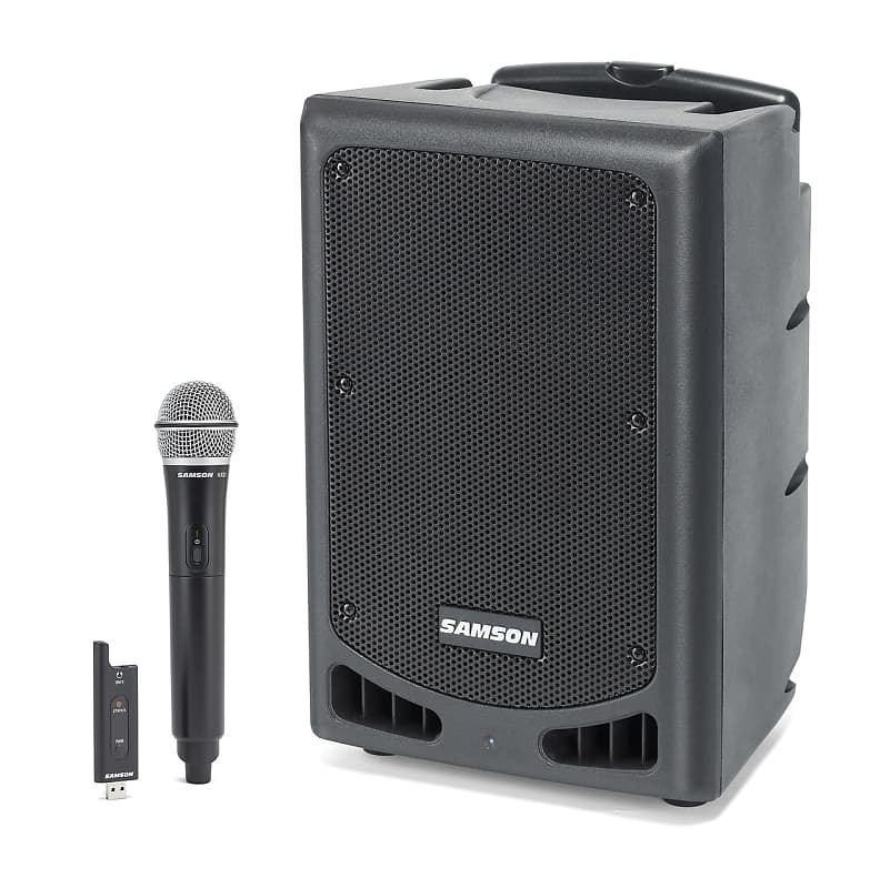 Samson Expedition XP310w-K 300-Watt Portable PA System with Wireless Microphone (K-Band: 470-494 MHz) image 1