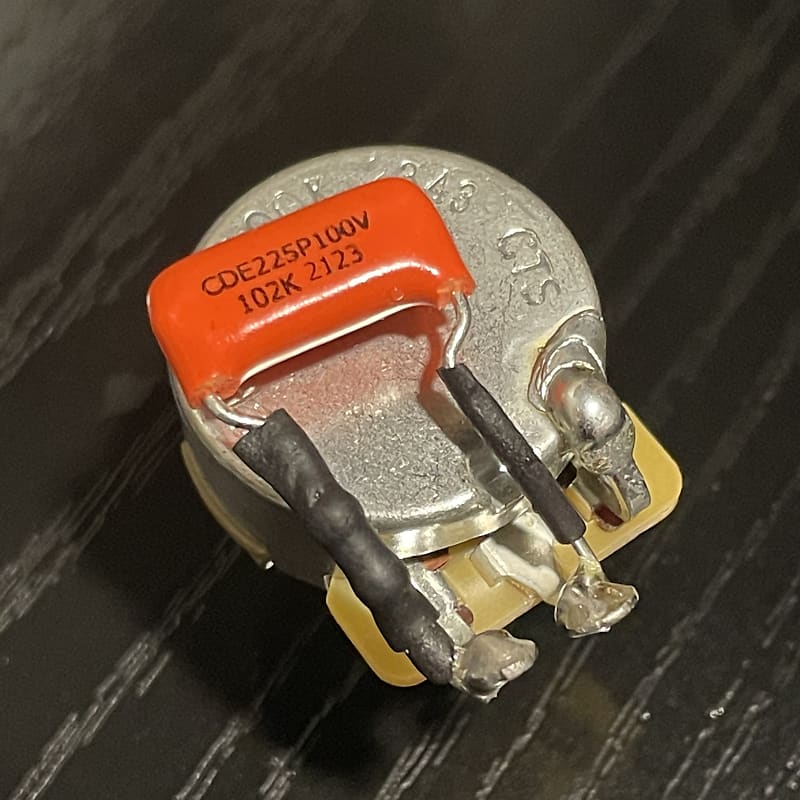 CTS 500K Volume Pot W/ Custom "Kinman" Treble Bleed Kit Reverb