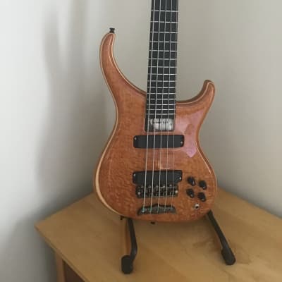 Alembic Orion 5 string 2015. Lacewood top - AMAZING! Natural/Gloss image 4