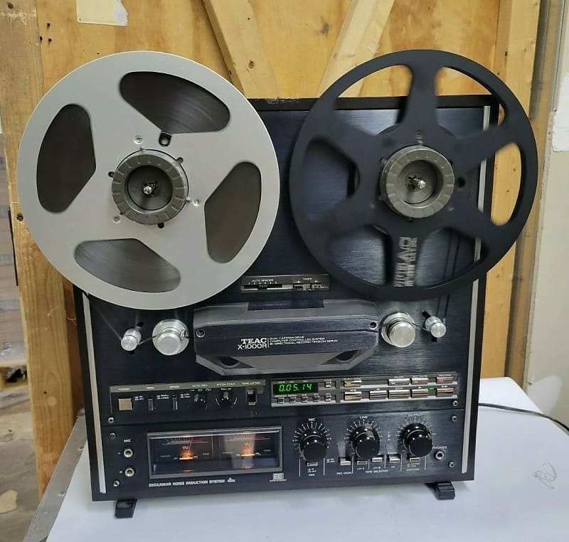 TEAC X-1000R Black Reel to Reel Tape Deck - Great Condition - Fully  Serviced, Working Perfectly