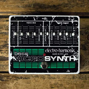 初期型 ELECTRO-HARMONIX BASS MICROSYNTH Amazon.com: Electro-Harmonix Bass Micro Synthesizer Analog