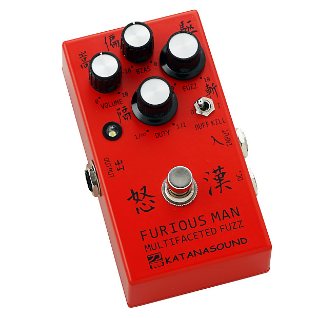Katanasound Furious Man Multifaceted Fuzz 2017 Red | Reverb