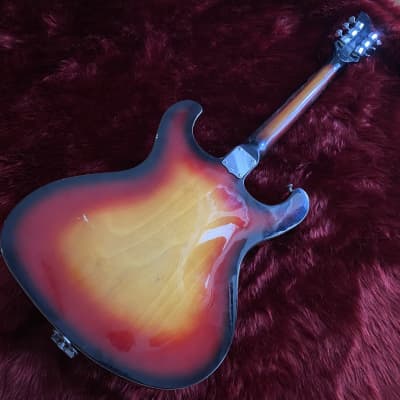c.1967- Firstman/Liberty SC-2/SE-26V MIJ Vintage Hollow Guitar  “Sunburst” image 11