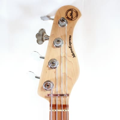Sadowsky Metro Express Vintage JJ 4 String Bass Guitar w/ Maple Fingerboard in Ocean Blue Metallic image 2
