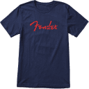 Fender Foil Spaghetti Logo T-Shirt Size-L