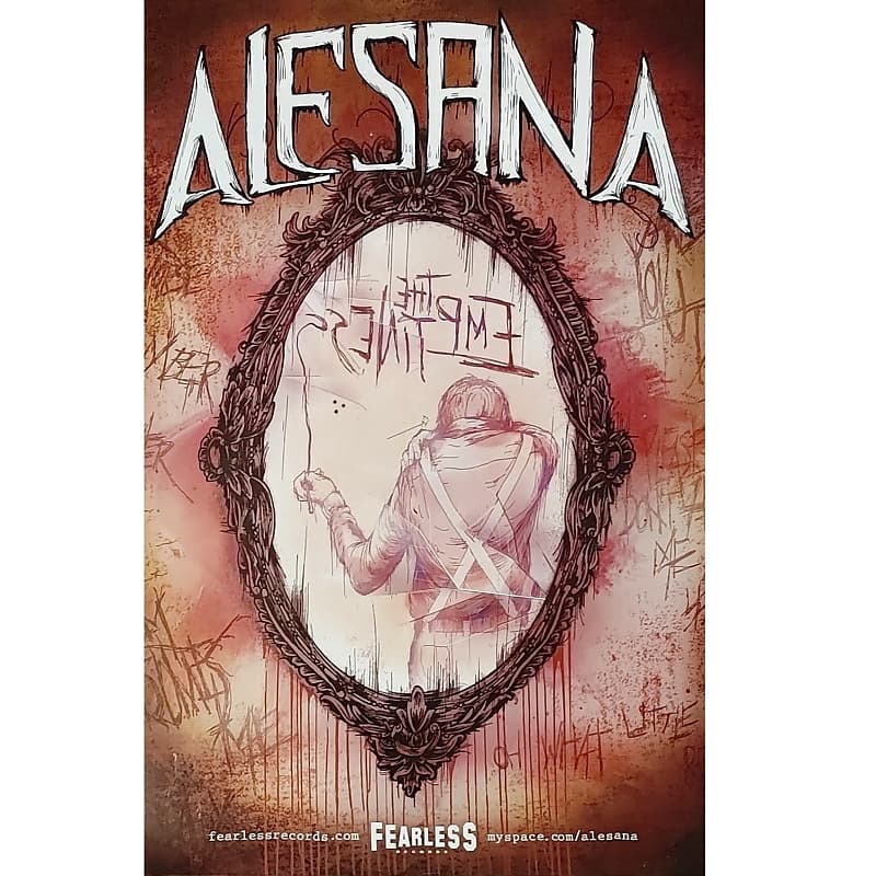 ALESANA - The Emptiness Ltd Ed RARE Tour Poster! Post