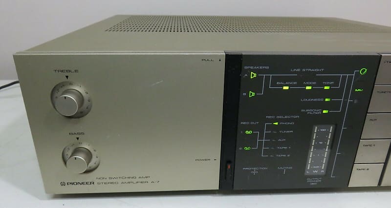 PIONEER A-7 INTEGRATED AMPLIFIER WORKS PERFECT FULLY